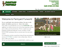 Tablet Screenshot of farmyardfunworld.co.uk